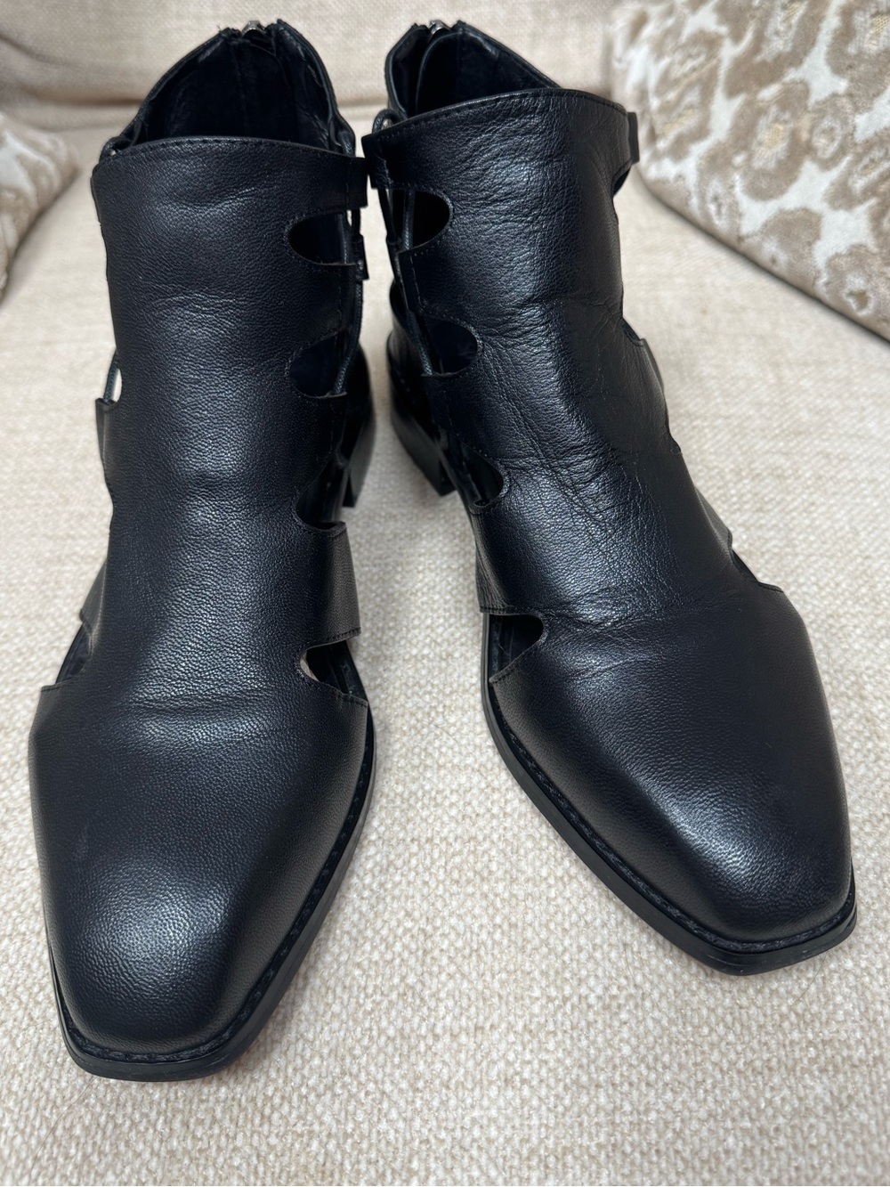 Spring Step | Yofie | Ankle Bootie | Leather | Black | 38 (US 7.5-8)